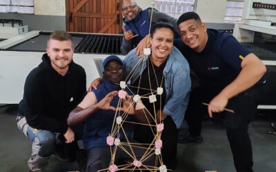 A soft and sticky Team Building exercise